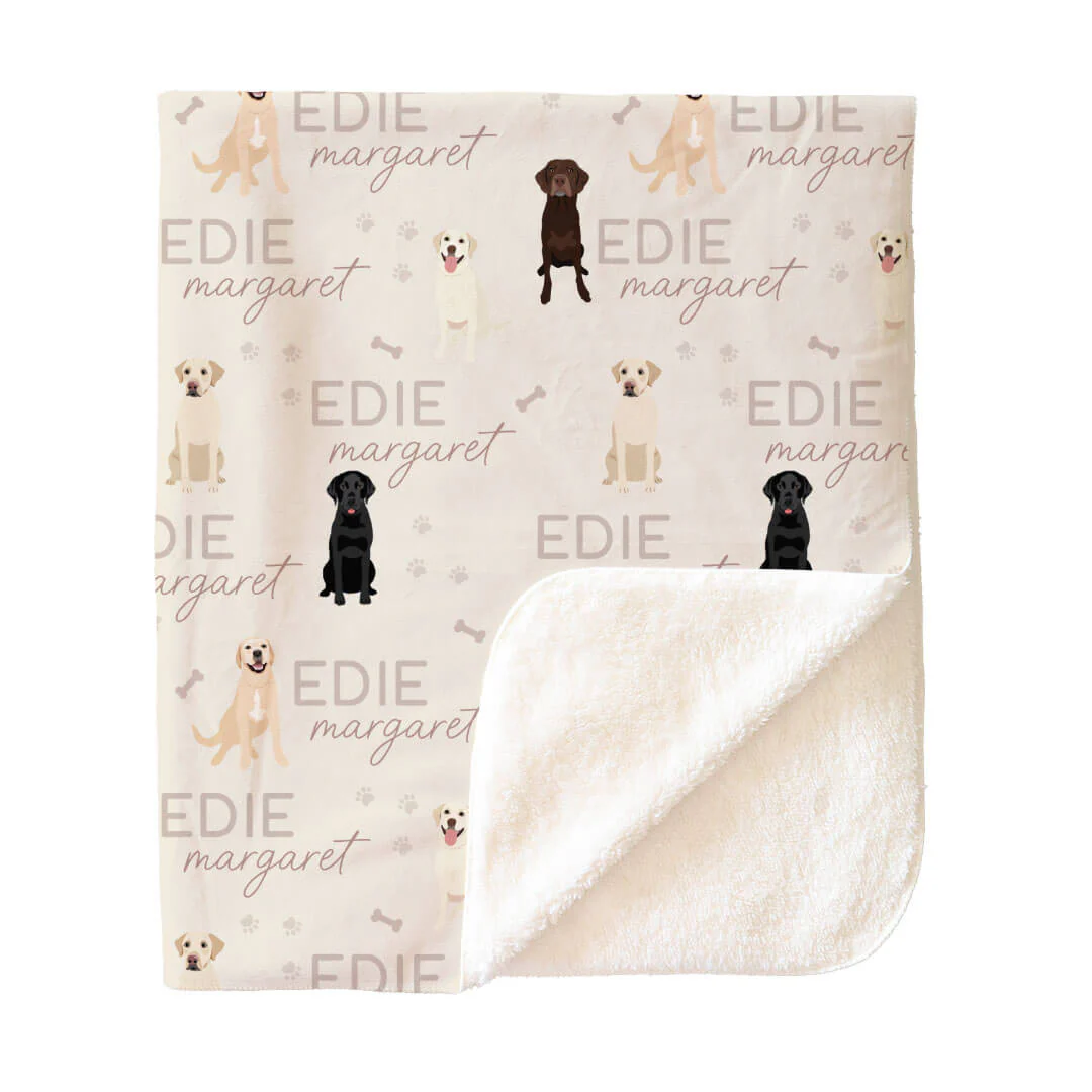 Personalized Kids Blankets | Dog Breeds - Image 150
