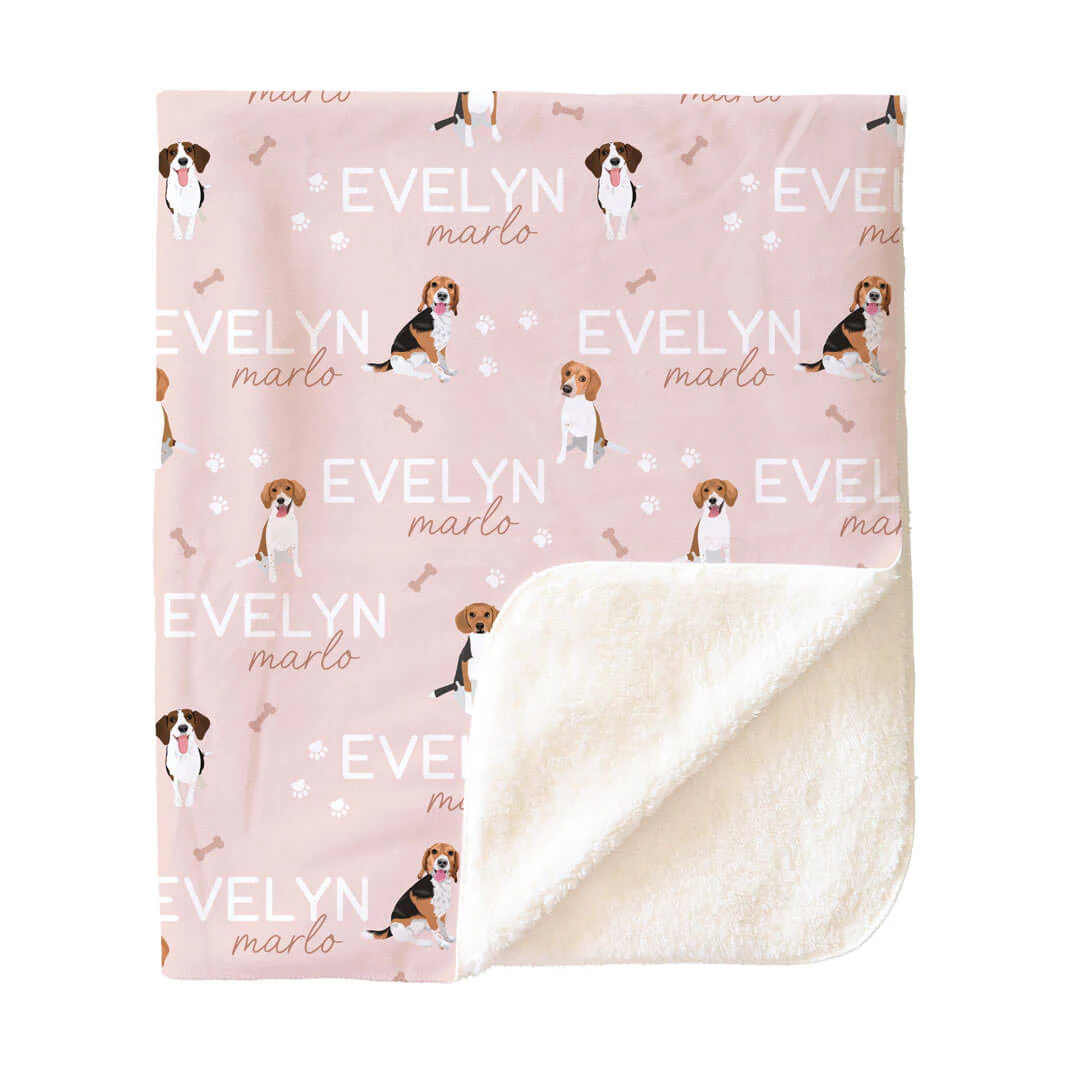 Personalized Kids Blankets | Dog Breeds - Image 155