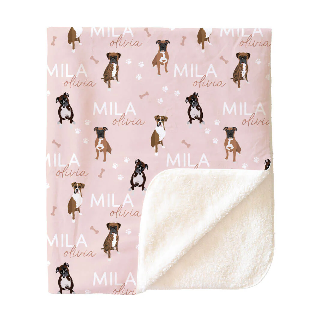 Personalized Kids Blankets | Dog Breeds - Image 156