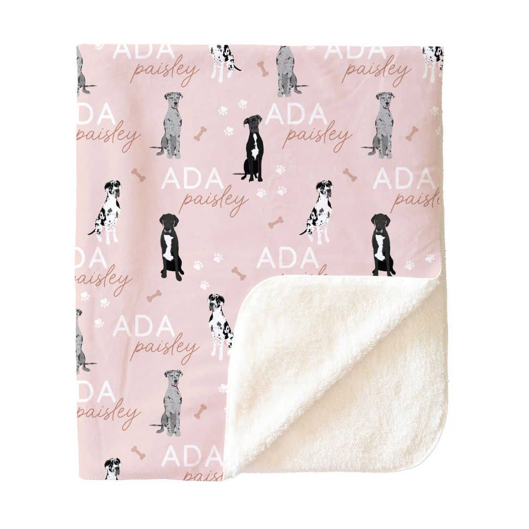 Personalized Kids Blankets | Dog Breeds - Image 169
