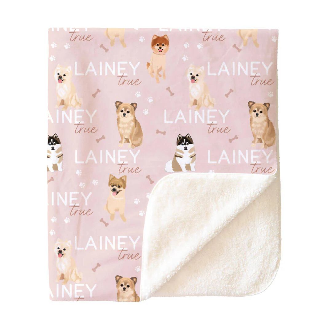 Personalized Kids Blankets | Dog Breeds - Image 171