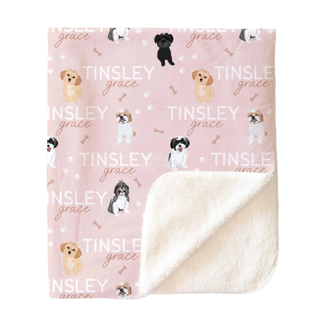 Personalized Kids Blankets | Dog Breeds - Image 175