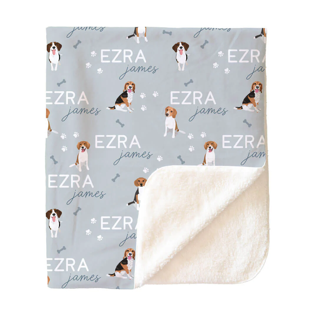 Personalized Kids Blankets | Dog Breeds - Image 179