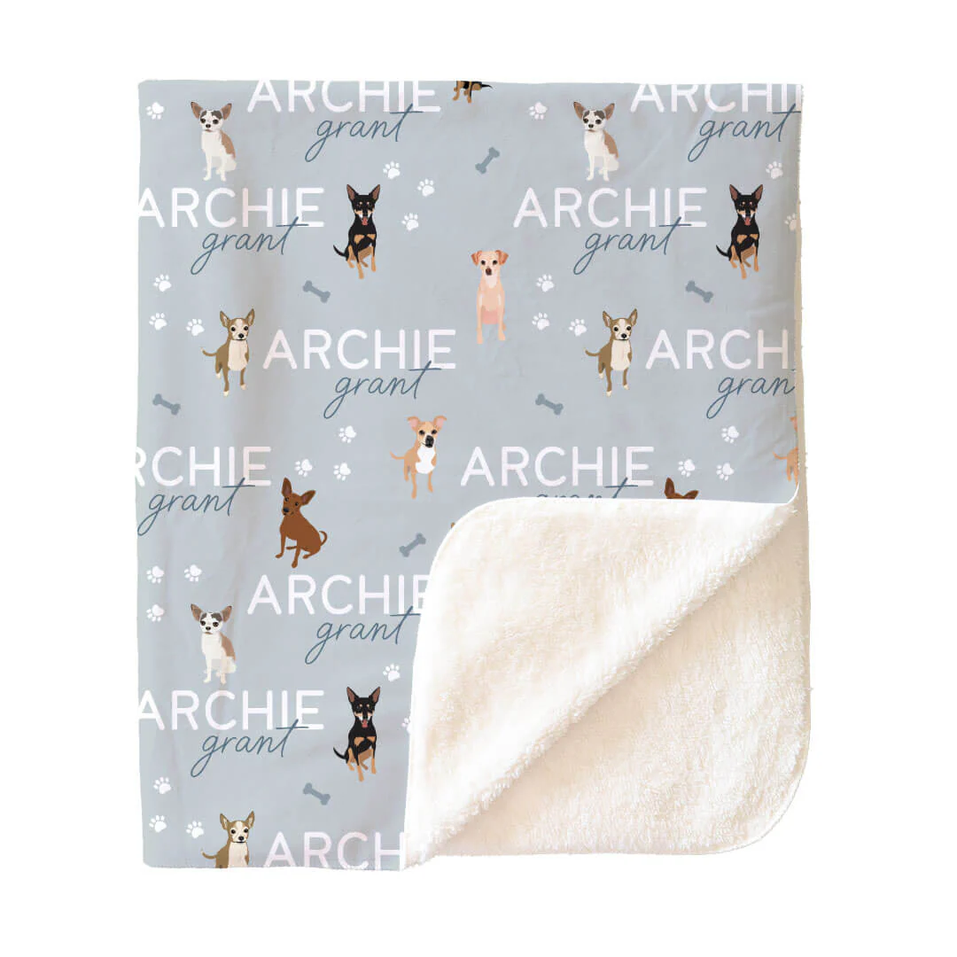 Personalized Kids Blankets | Dog Breeds - Image 181