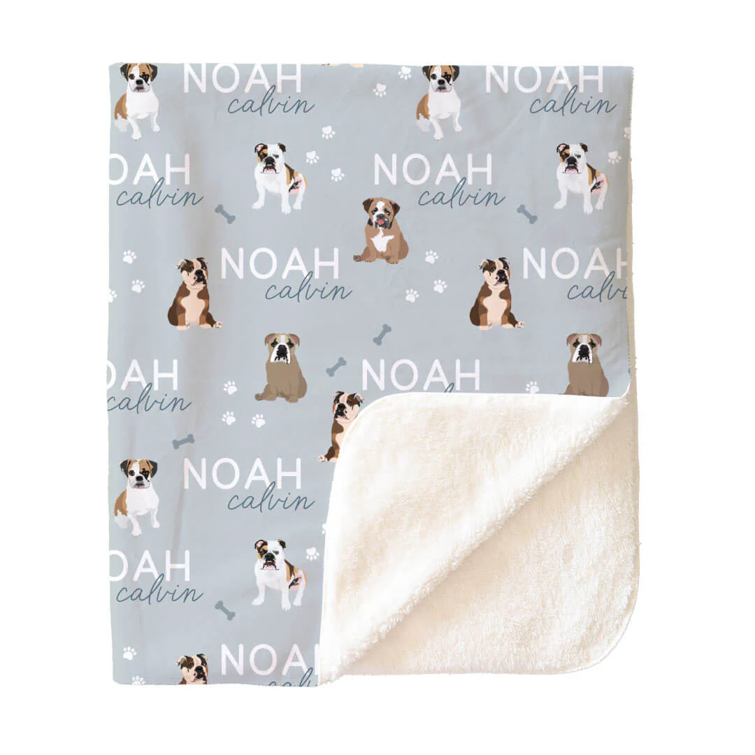 Personalized Kids Blankets | Dog Breeds - Image 187