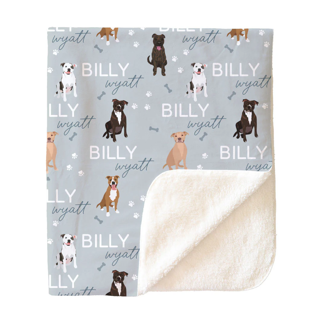 Personalized Kids Blankets | Dog Breeds - Image 194