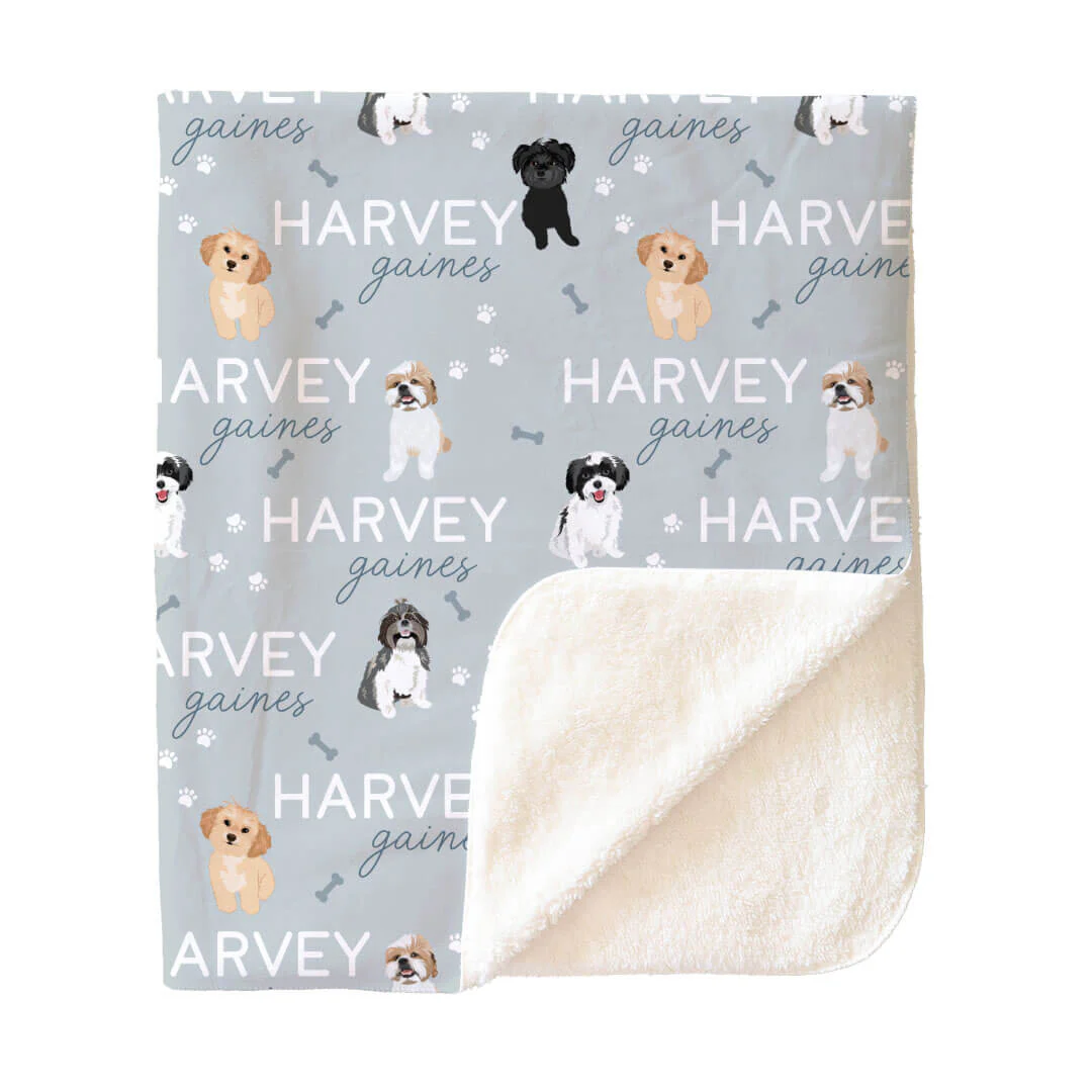Personalized Kids Blankets | Dog Breeds - Image 199