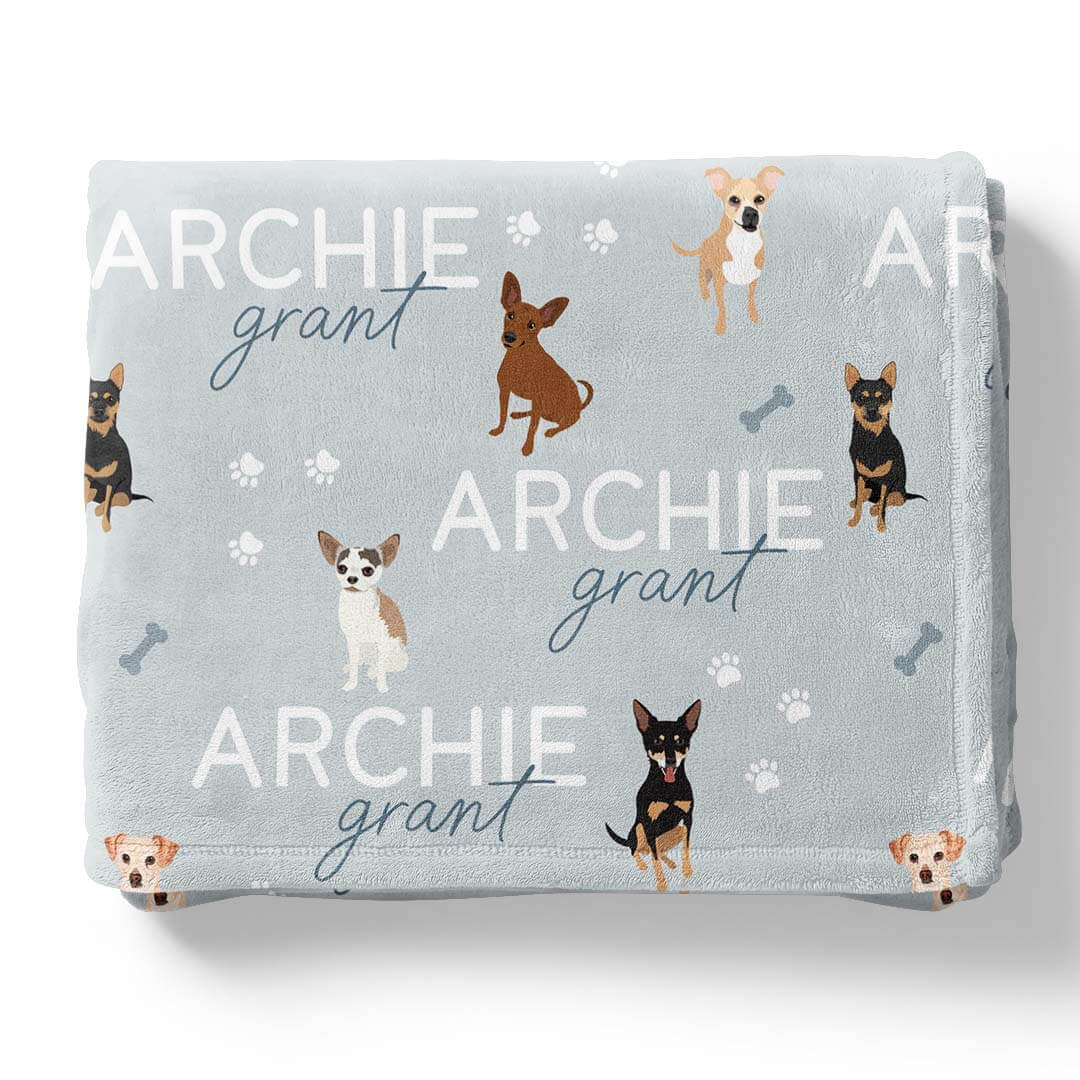 Personalized Kids Blankets | Dog Breeds - Image 22