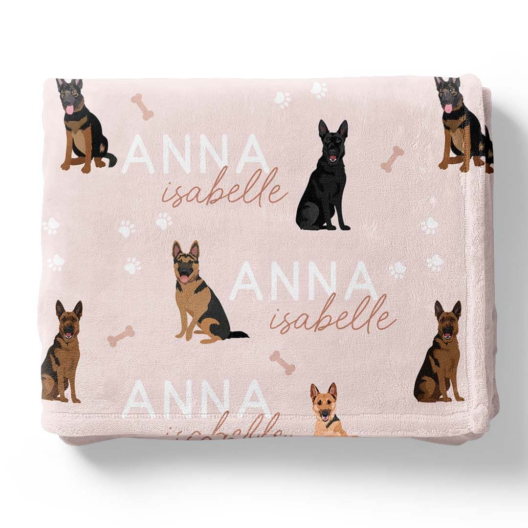 Personalized Kids Blankets | Dog Breeds - Image 51