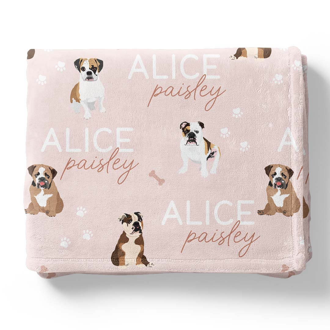 Personalized Kids Blankets | Dog Breeds - Image 56
