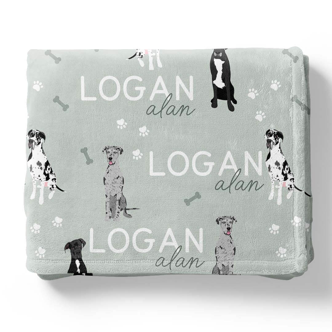 Personalized Kids Blankets | Dog Breeds - Image 65