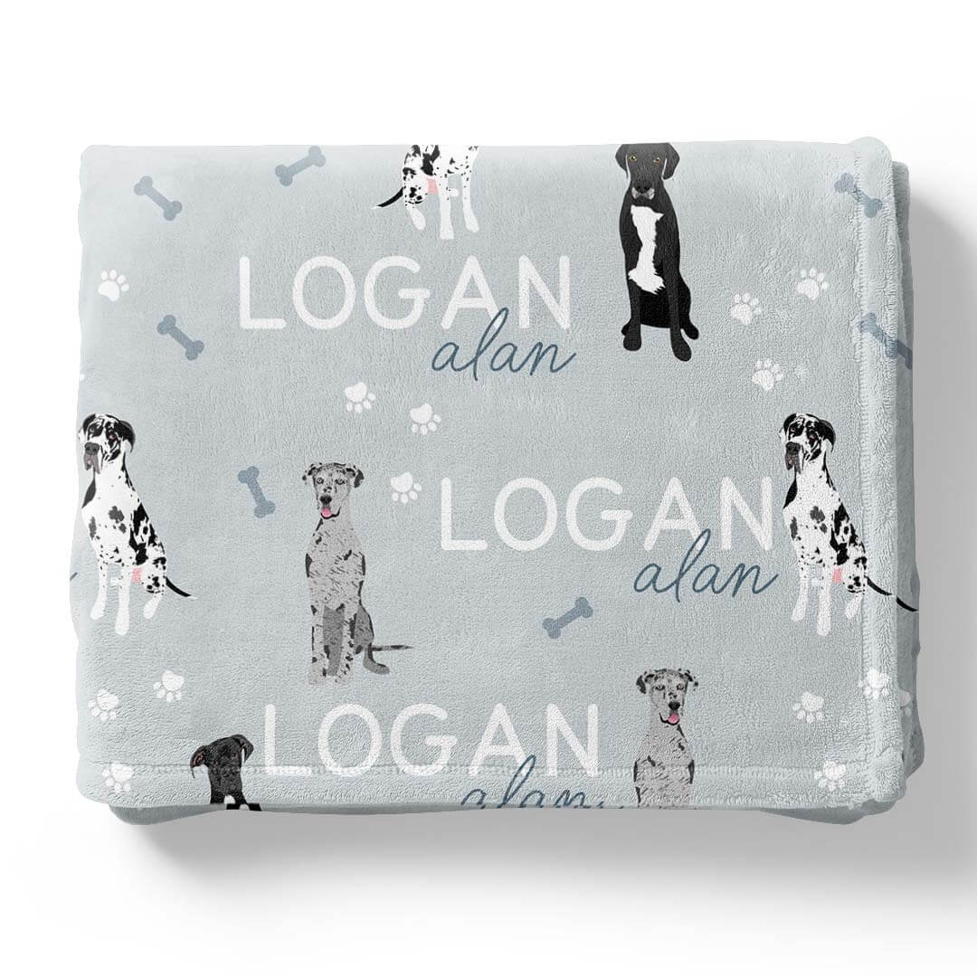Personalized Kids Blankets | Dog Breeds - Image 68