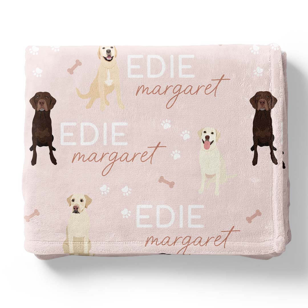 Personalized Kids Blankets | Dog Breeds - Image 89