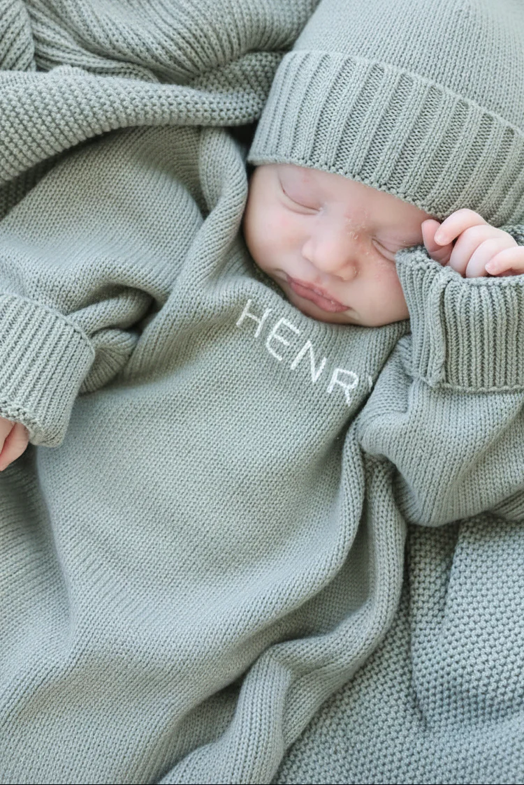Personalized Printed Knit Sweater Bubble | Solid - Image 5