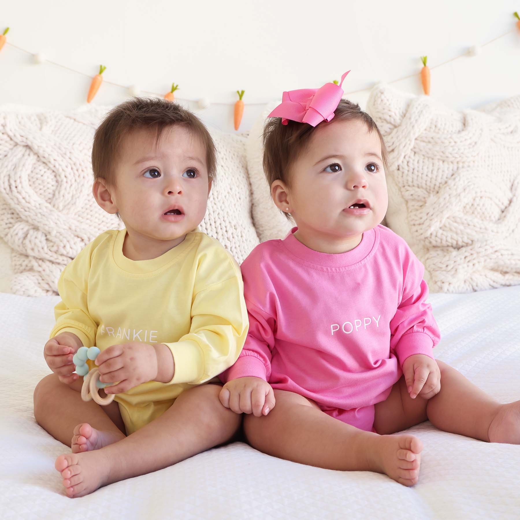 Personalized Long Sleeve Bubble Romper | Spring - Image 20
