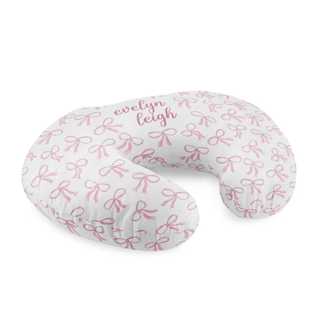 Personalized Nursing Pillow Covers | Blushing Bows - Image 2