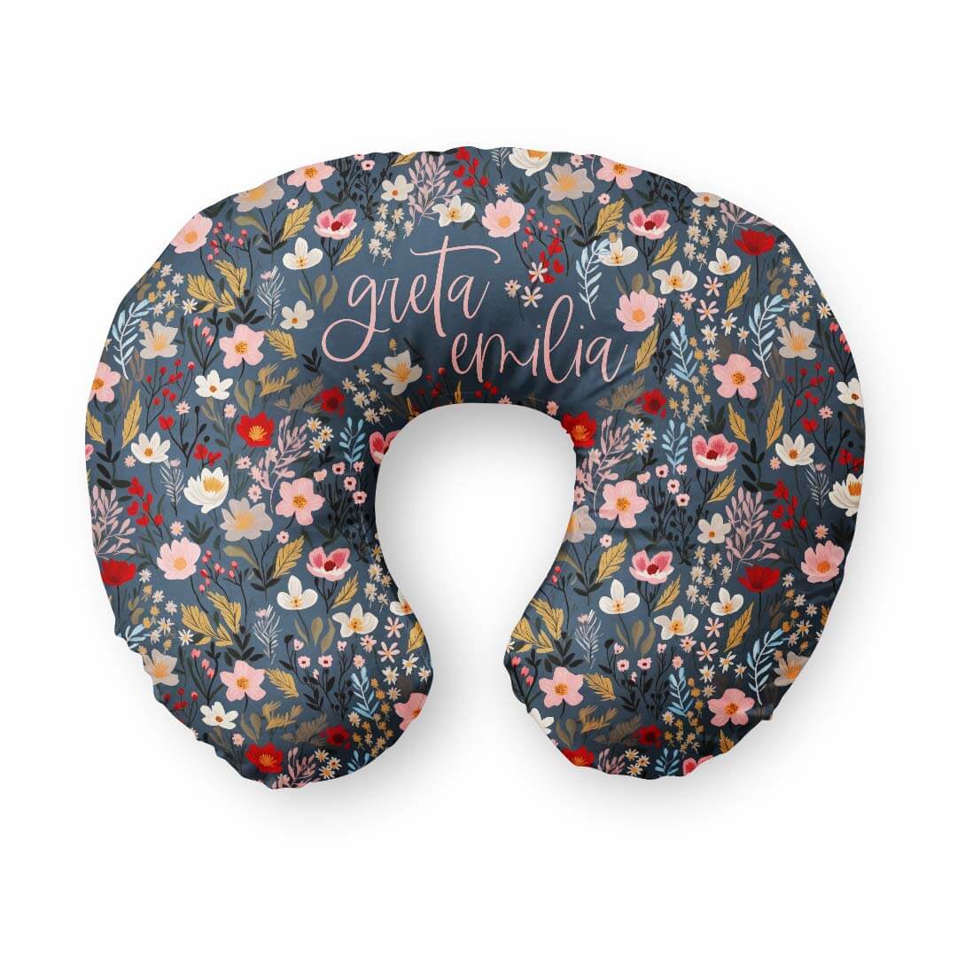 Personalized Nursing Pillow Covers | Midnight Meadow