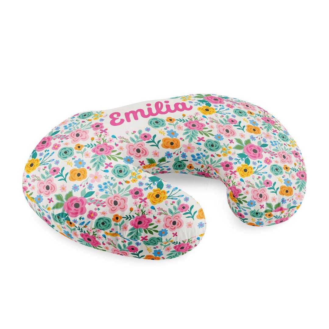 Personalized Nursing Pillow Covers | Pretty Poppies - Image 2