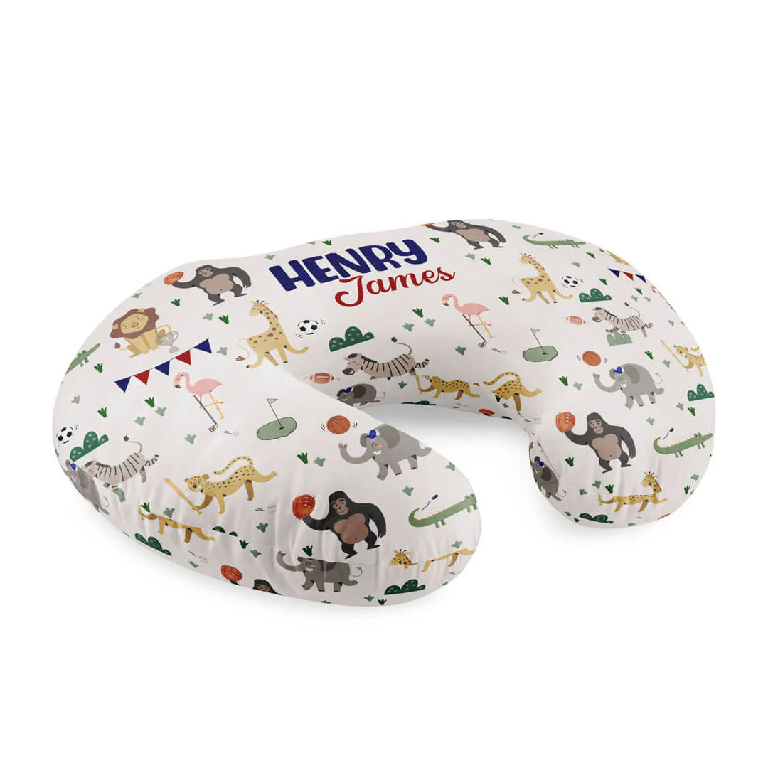 Personalized Nursing Pillow Covers | Safari Games - Image 2