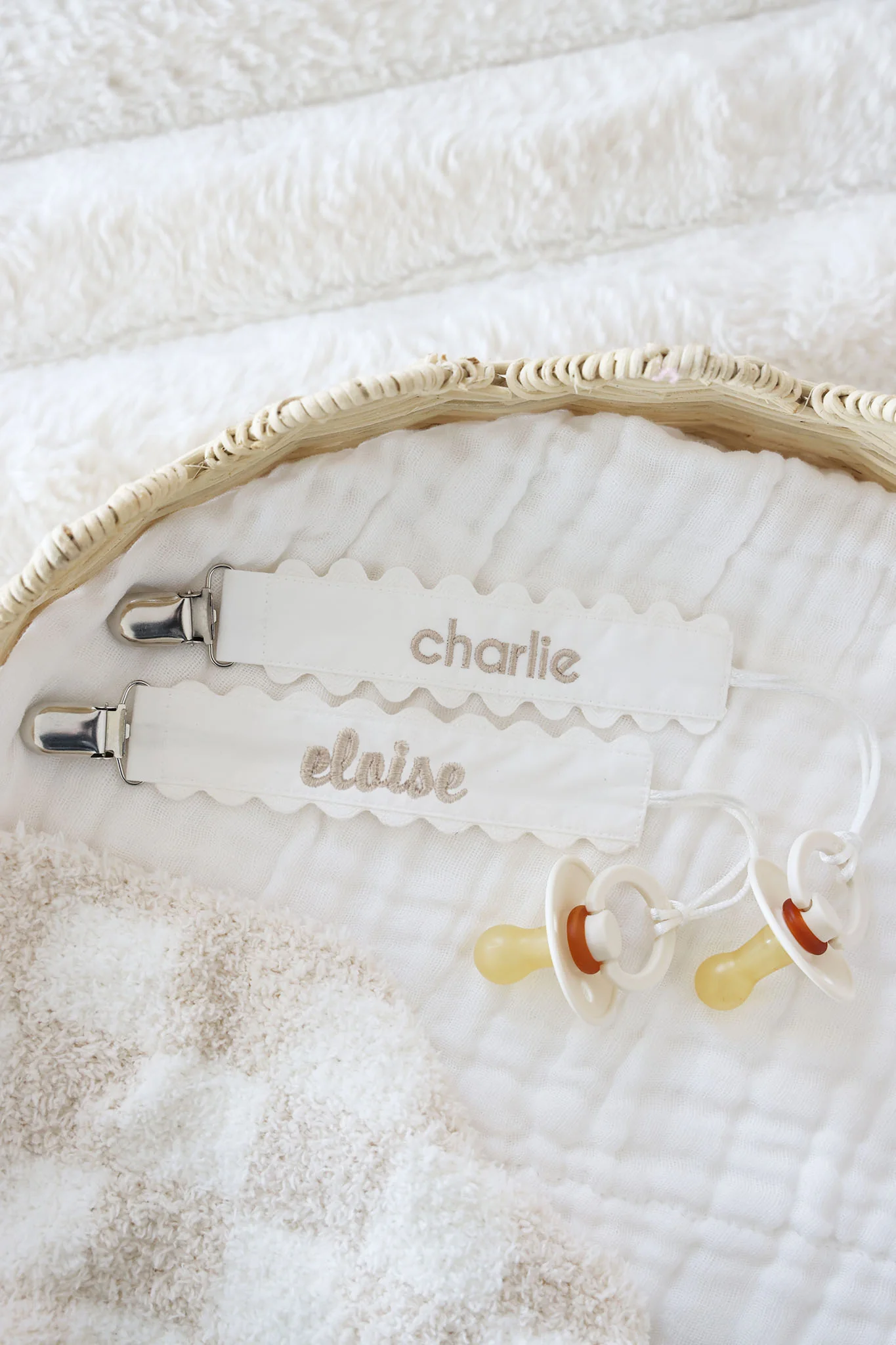 Personalized Ric Rac Pacifier Clip - Image 7