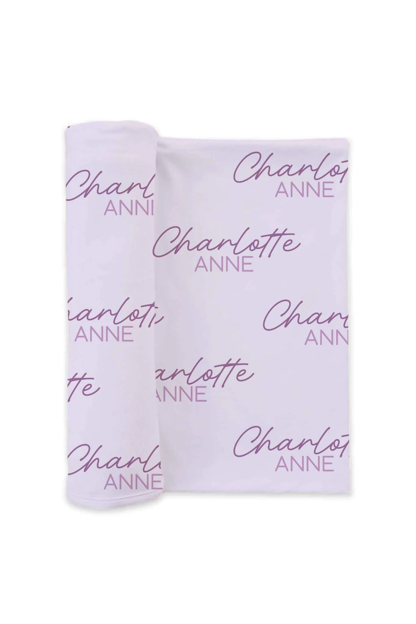 Personalized Swaddle | Pretty In Purple - Image 10