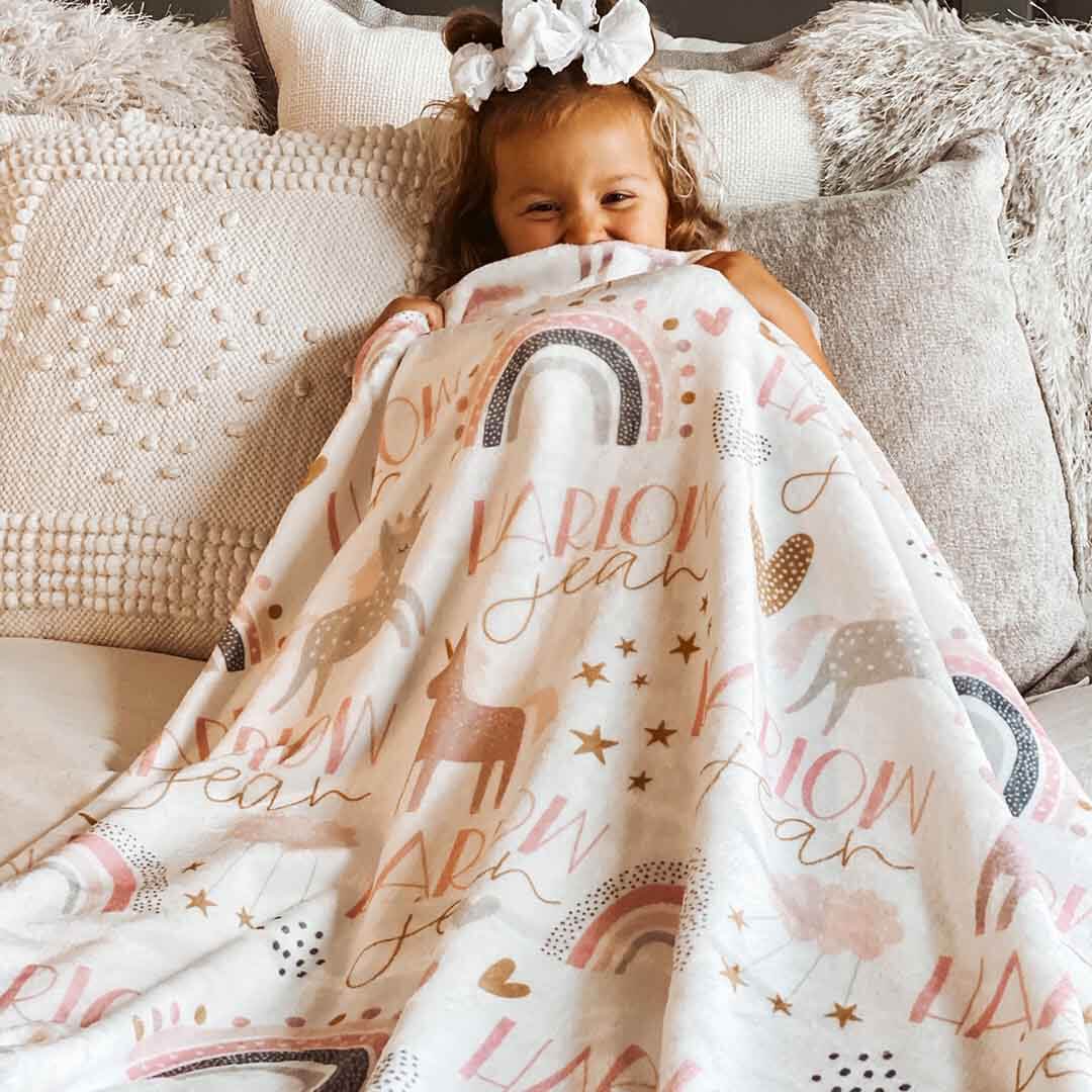 Personalized Themed Blankets for Girls - Image 19