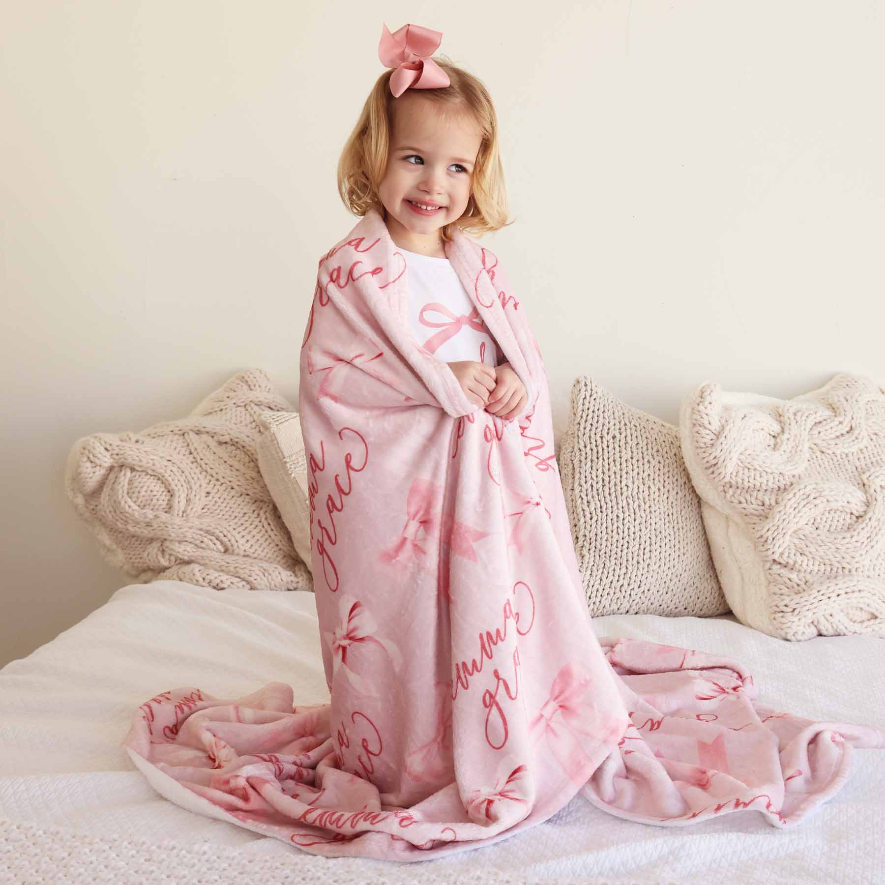 Personalized Themed Blankets for Girls - Image 31