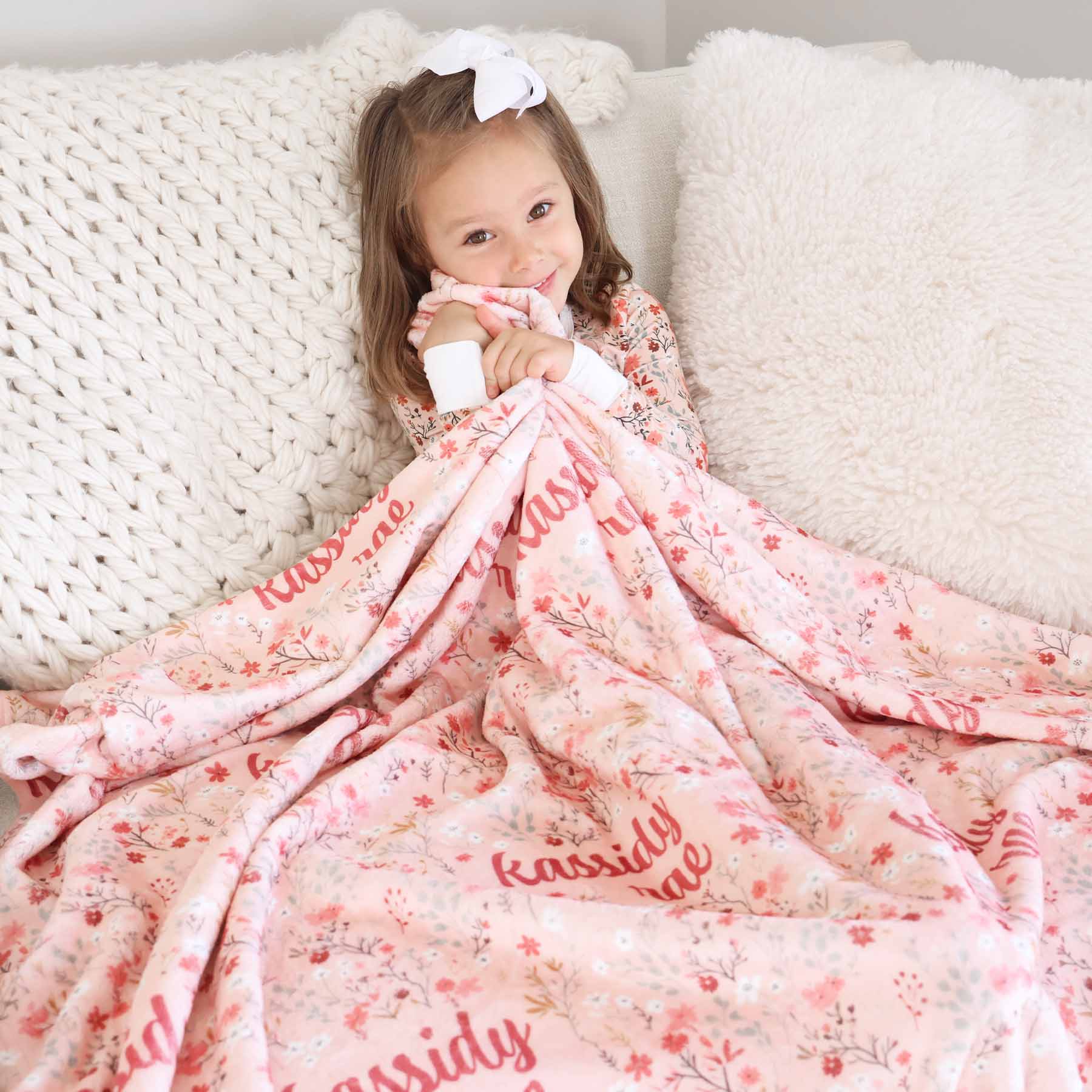 Personalized Themed Blankets for Girls - Image 34