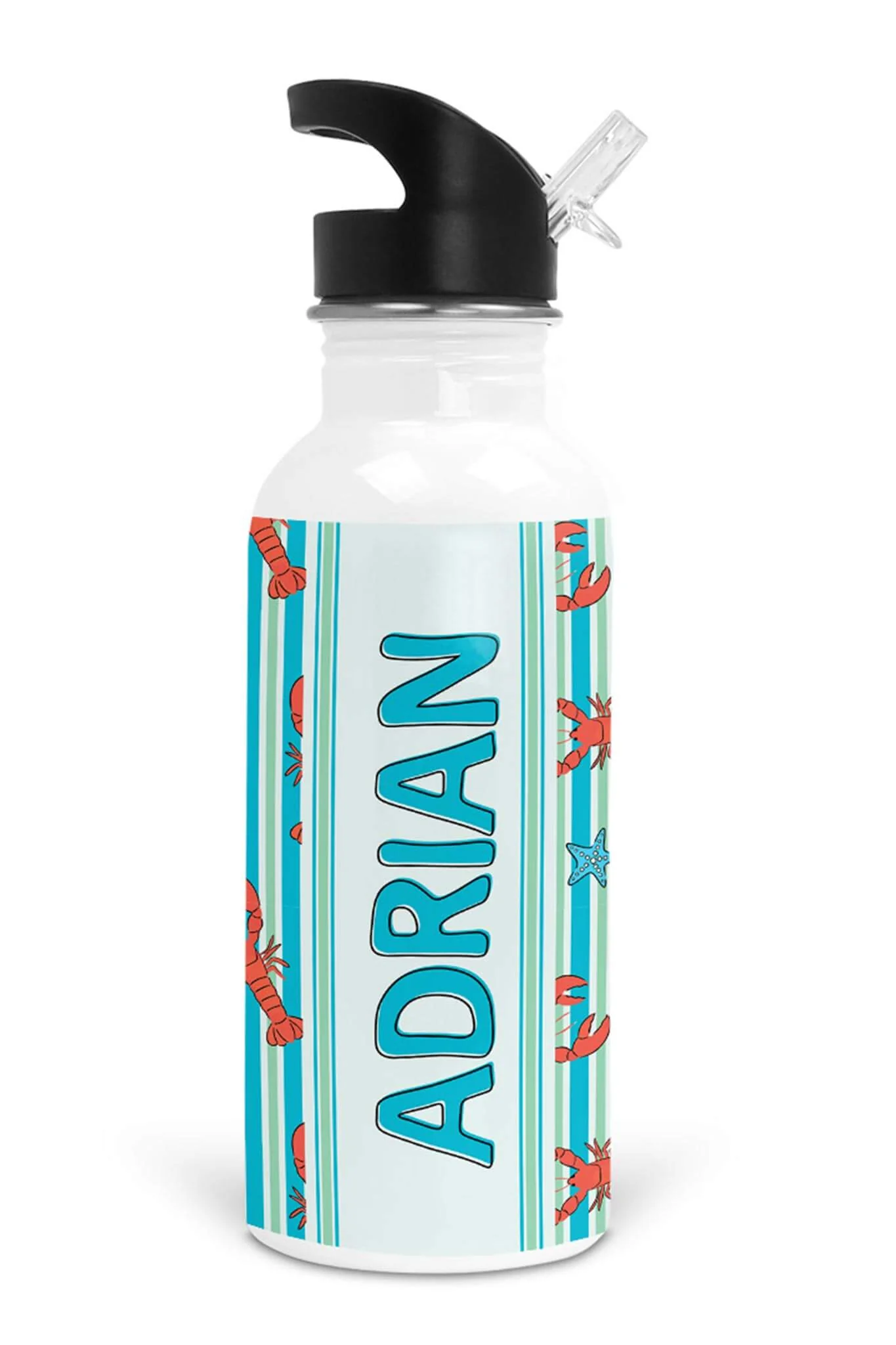 Pinch Me Personalized Kids Water Bottle | Blue
