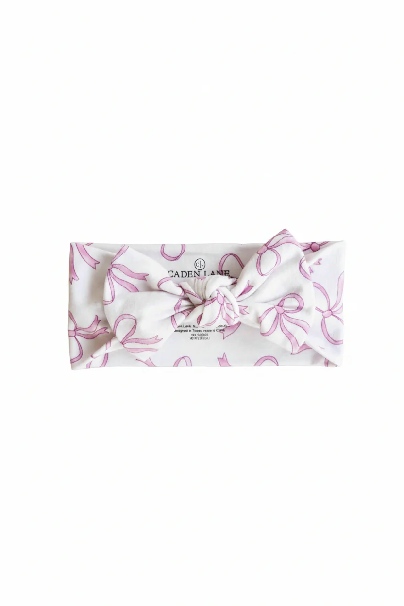 Printed Knit Large Bow Headwraps - Image 3