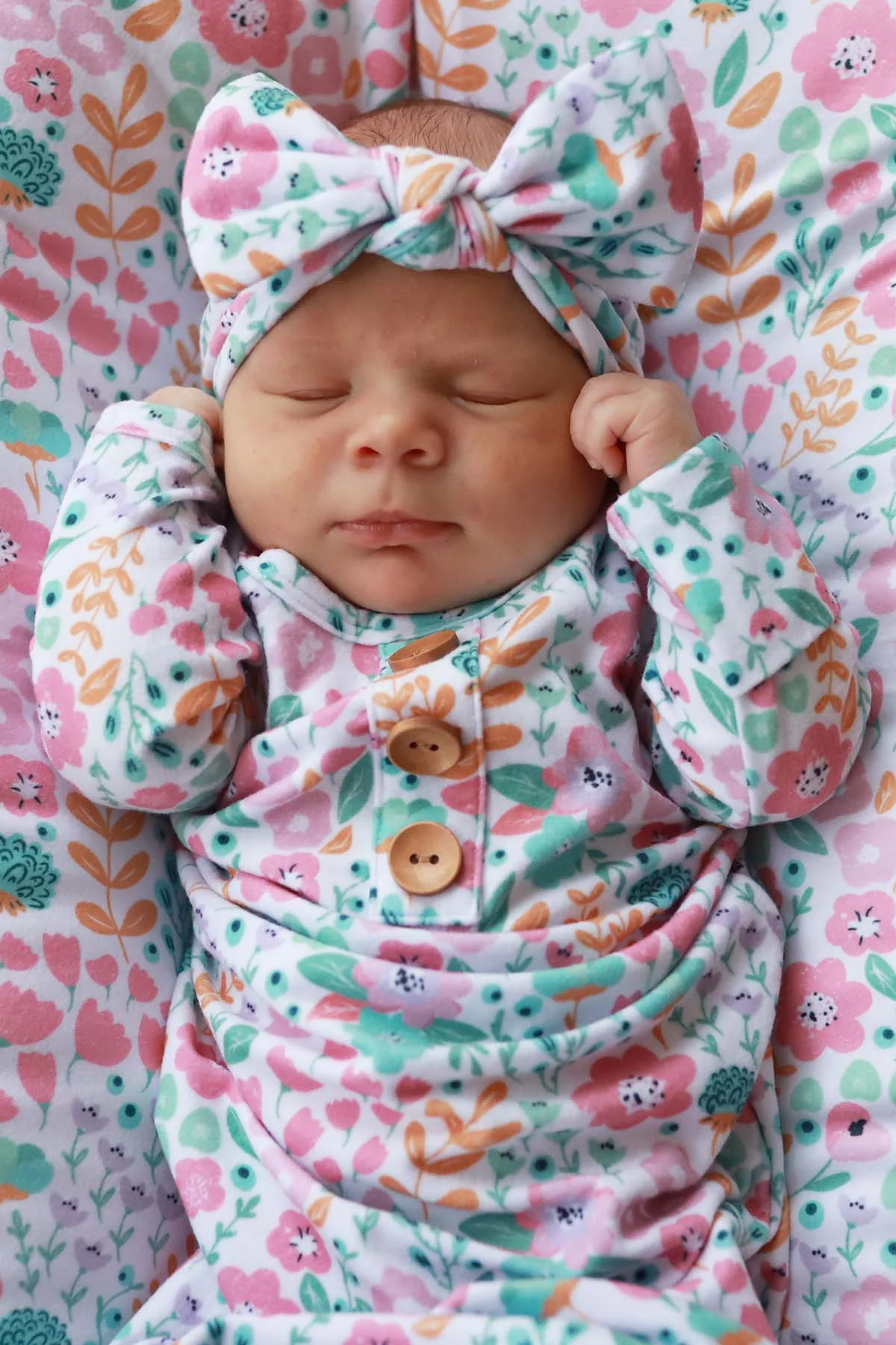 Printed Knit Large Bow Headwraps - Image 8