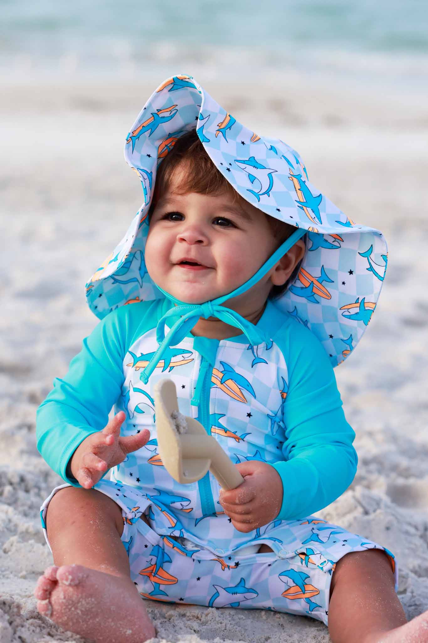 Printed Sun Hat | Totally Jawsome - Image 3