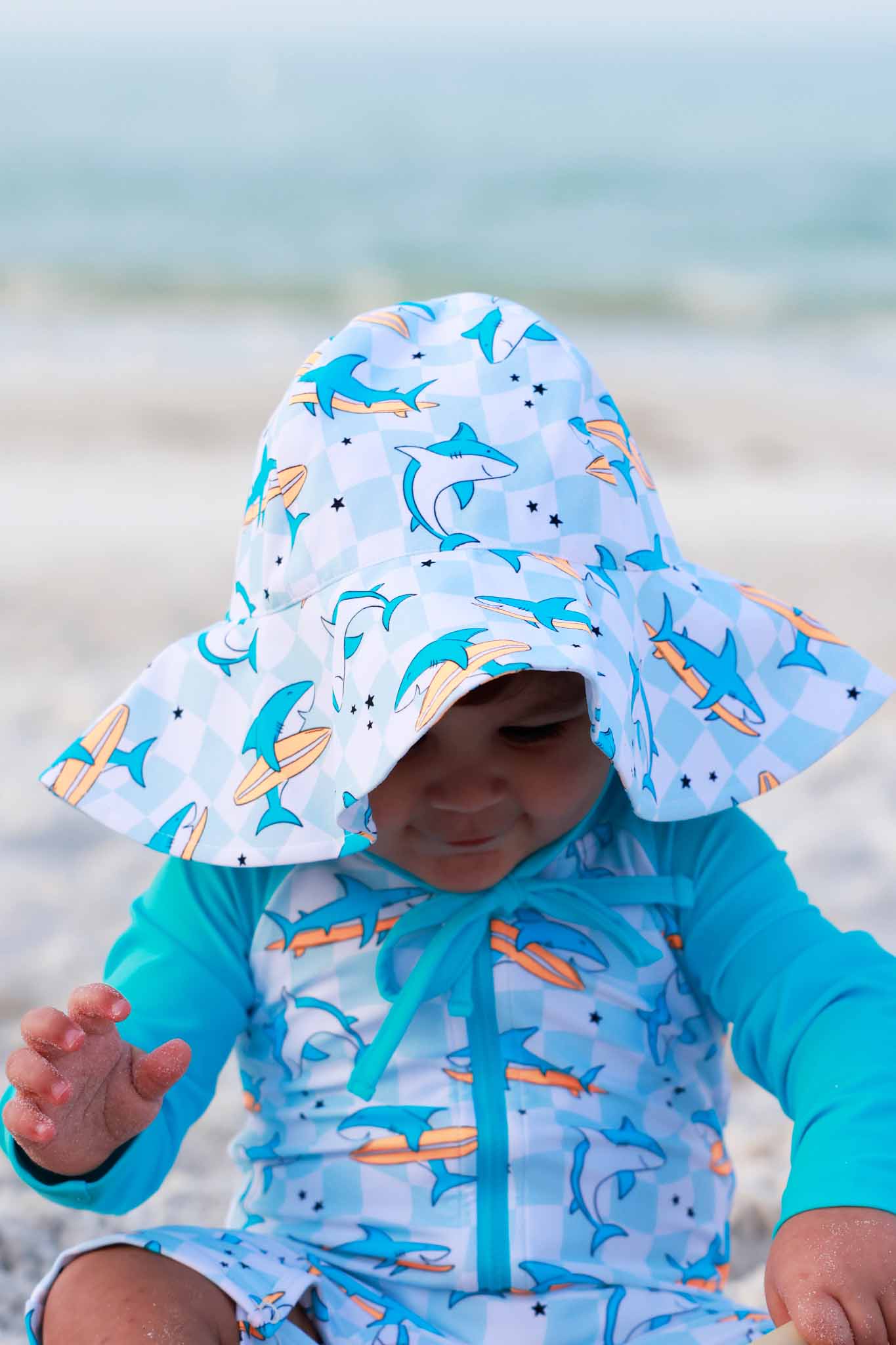 Printed Sun Hat | Totally Jawsome - Image 4