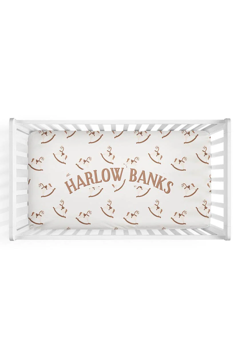 Rock-A-Bye Personalized Crib Sheet