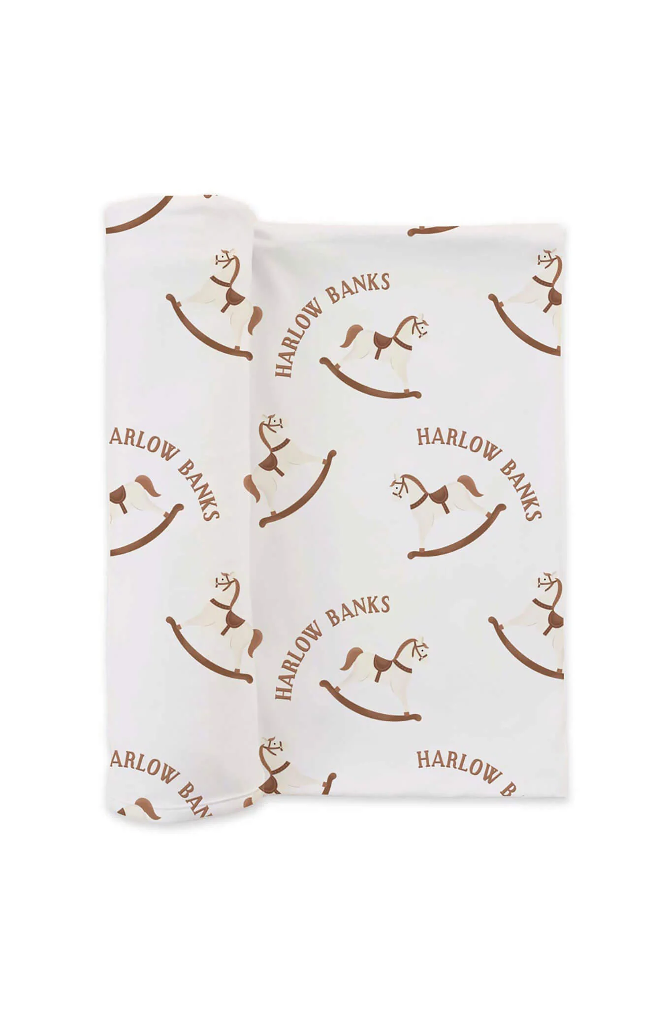 Rock-A-Bye Personalized Swaddle Blanket - Image 2