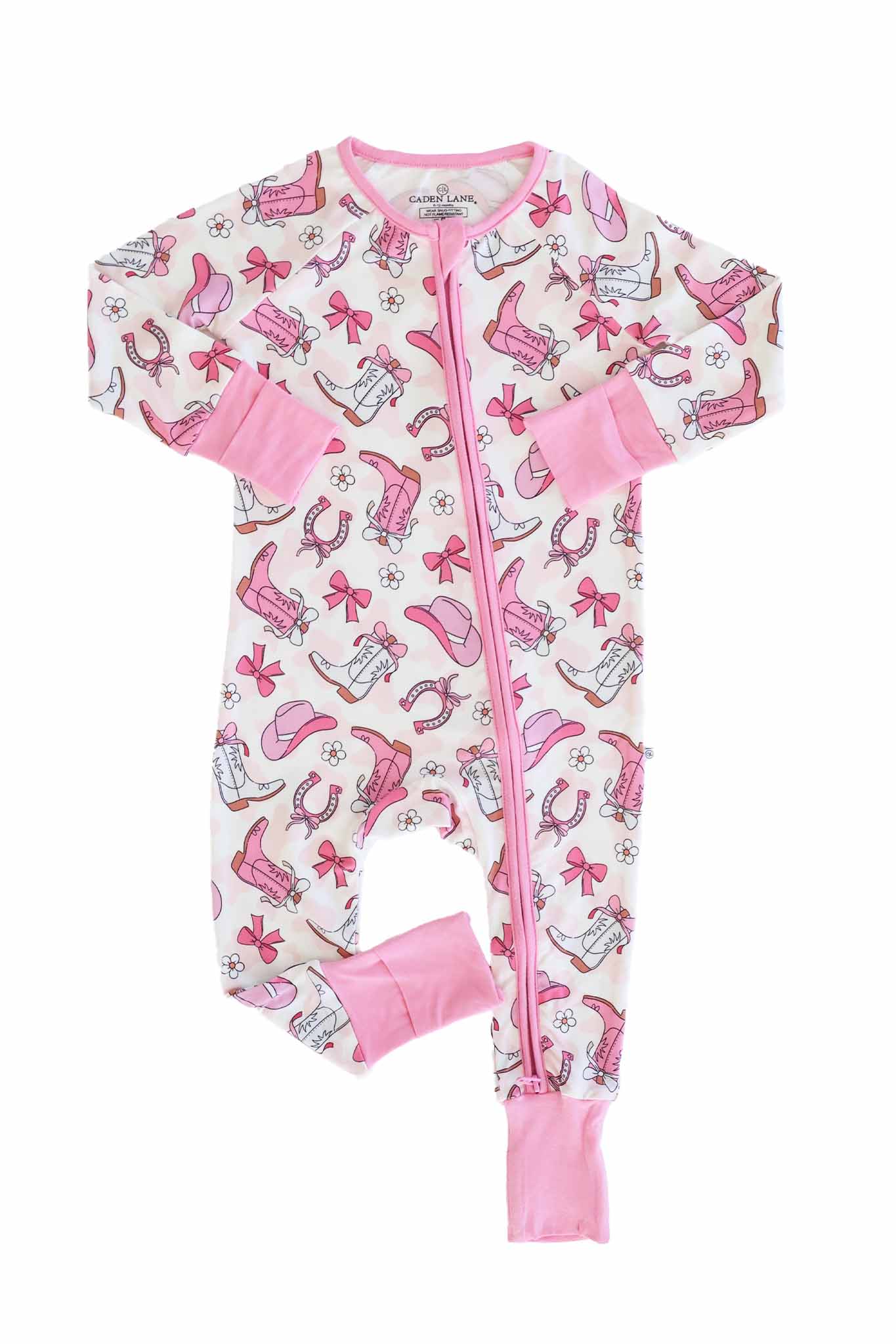 Rodeo Dreams Convertible Zip Romper | Pink - Image 2