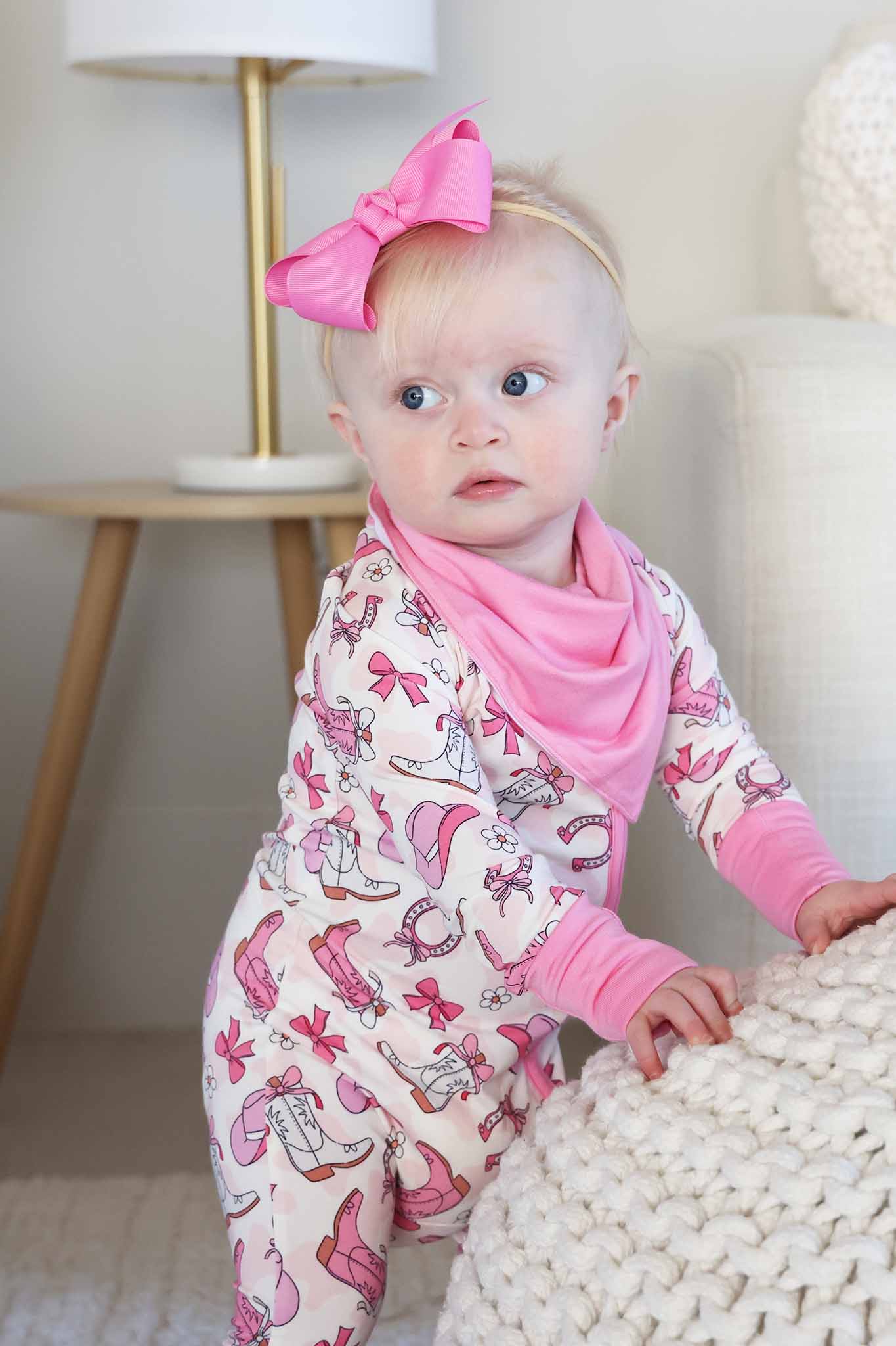 Rodeo Dreams Convertible Zip Romper | Pink - Image 4