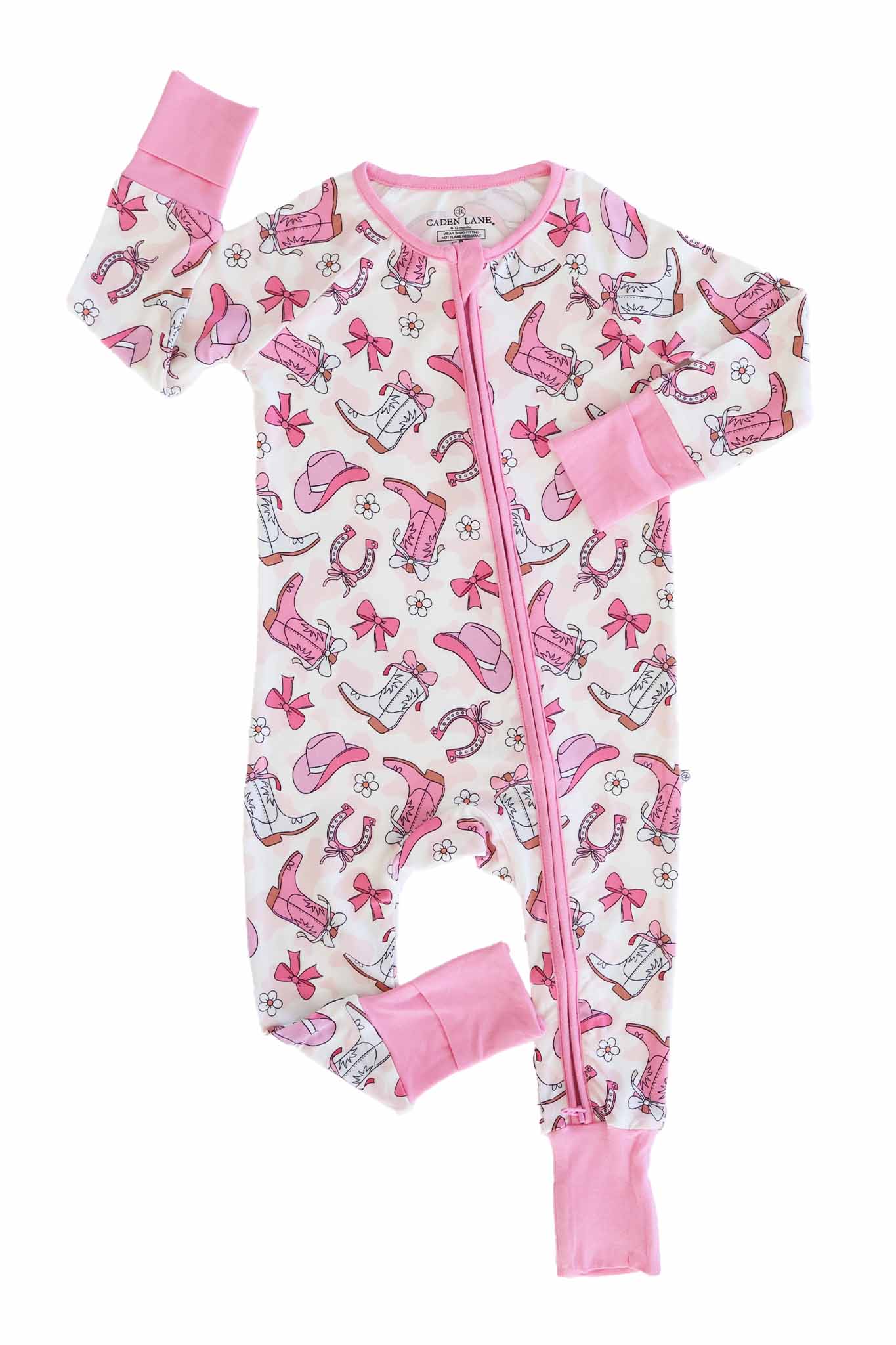 Rodeo Dreams Convertible Zip Romper | Pink - Image 5