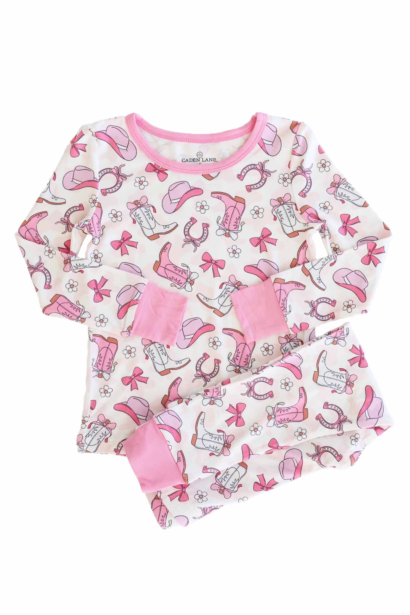 Rodeo Dreams Two Piece Pajama Set | Pink - Image 6