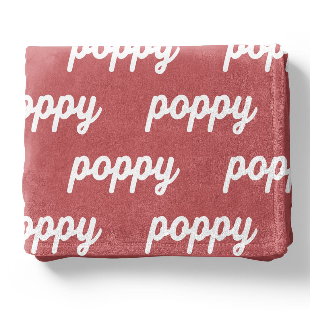 Rose Garden Personalized Color Blanket - Image 10
