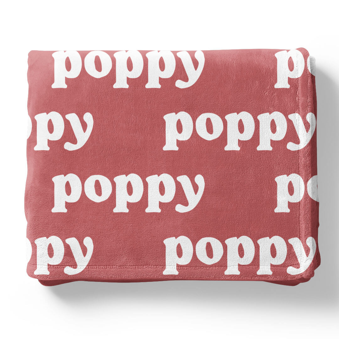 Rose Garden Personalized Color Blanket - Image 9
