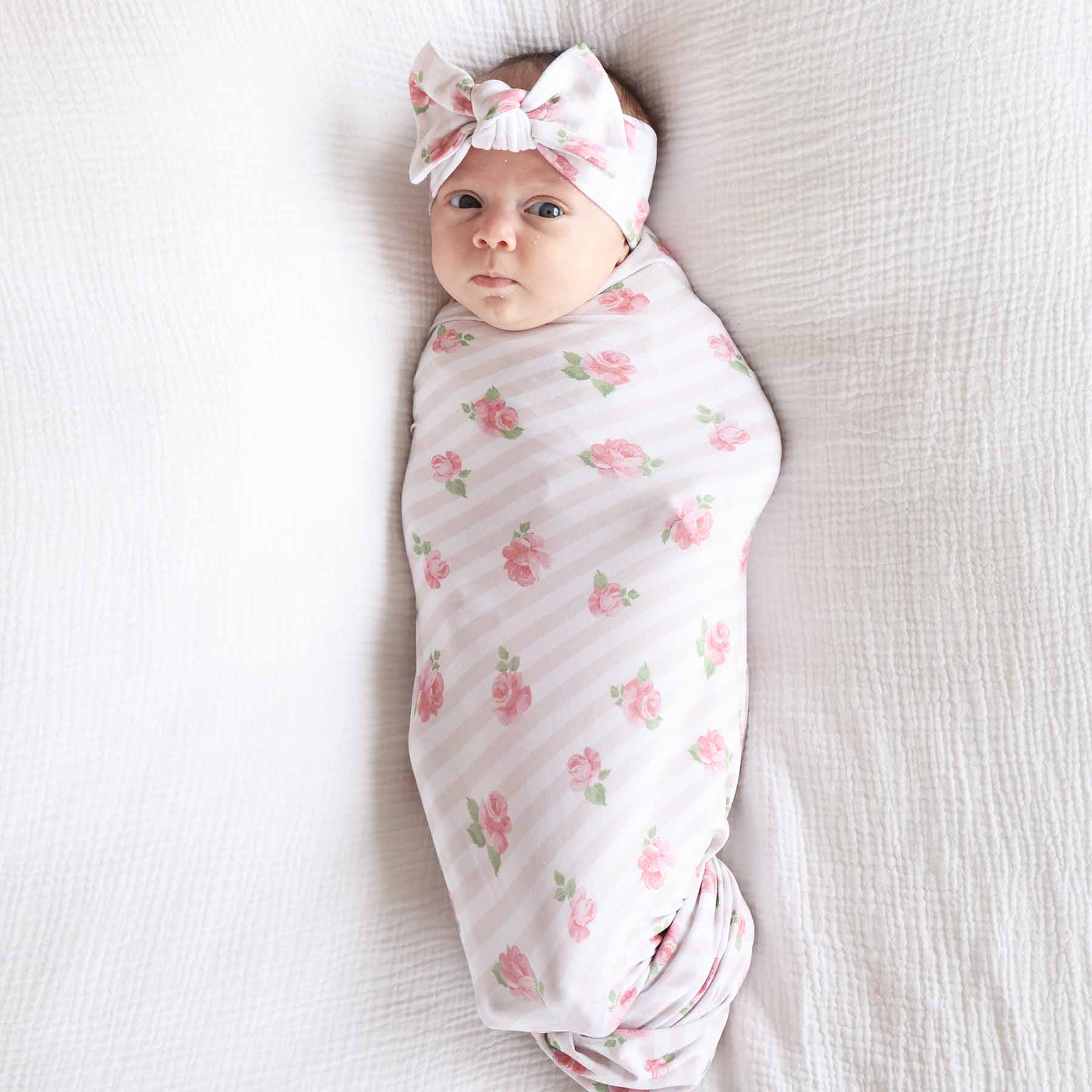 Rosy & Cozy Oversized Swaddle Blanket - Image 5