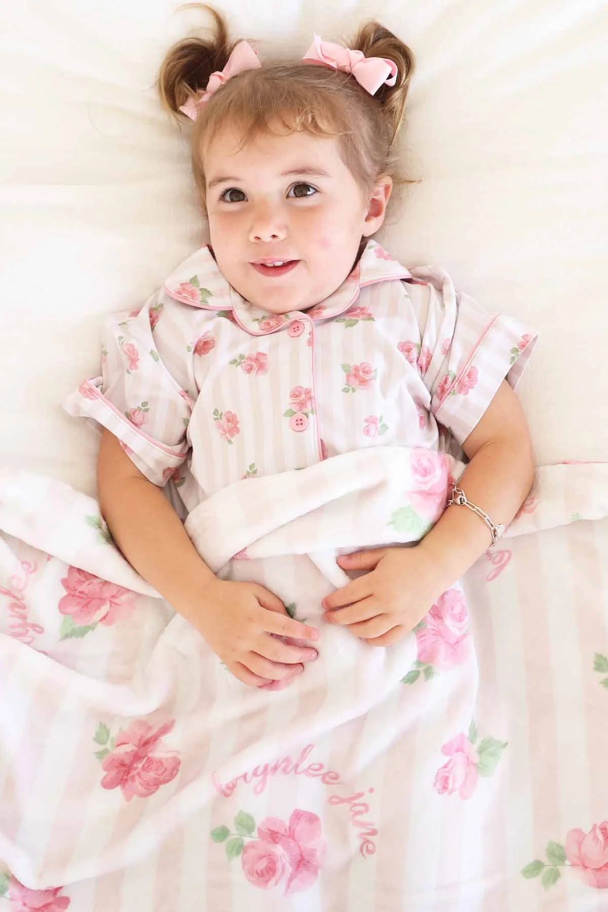 Rosy & Cozy Personalized Kids Blanket - Image 4