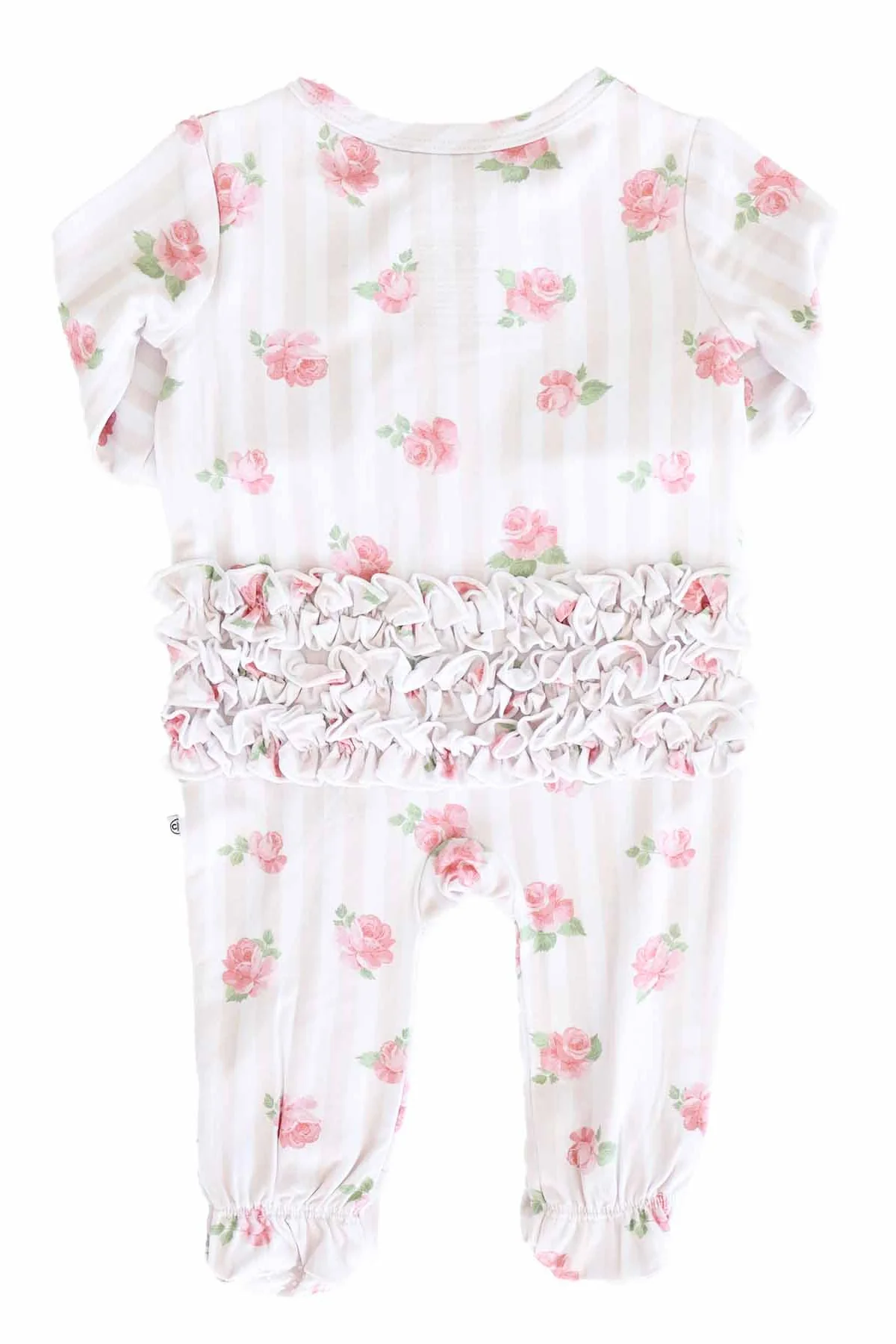 Rosy & Cozy Ruffle Zipper Footie - Image 6