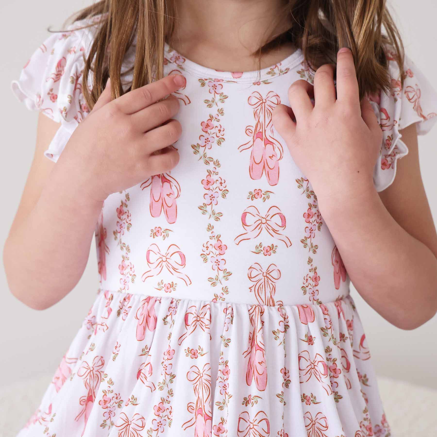 Ruffle Twirl Dress | Ballet Blossoms - Image 3