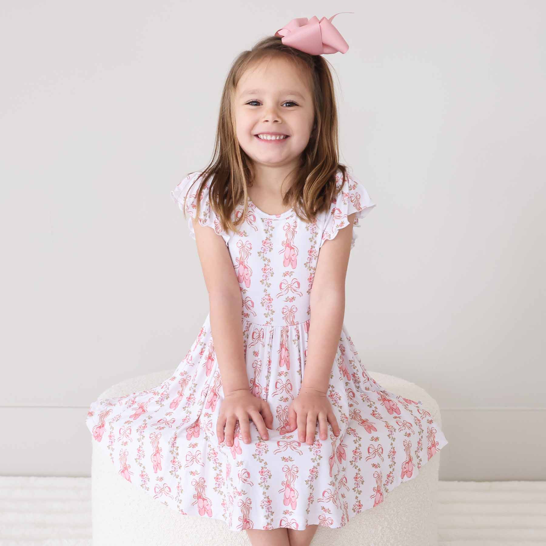 Ruffle Twirl Dress | Ballet Blossoms - Image 8