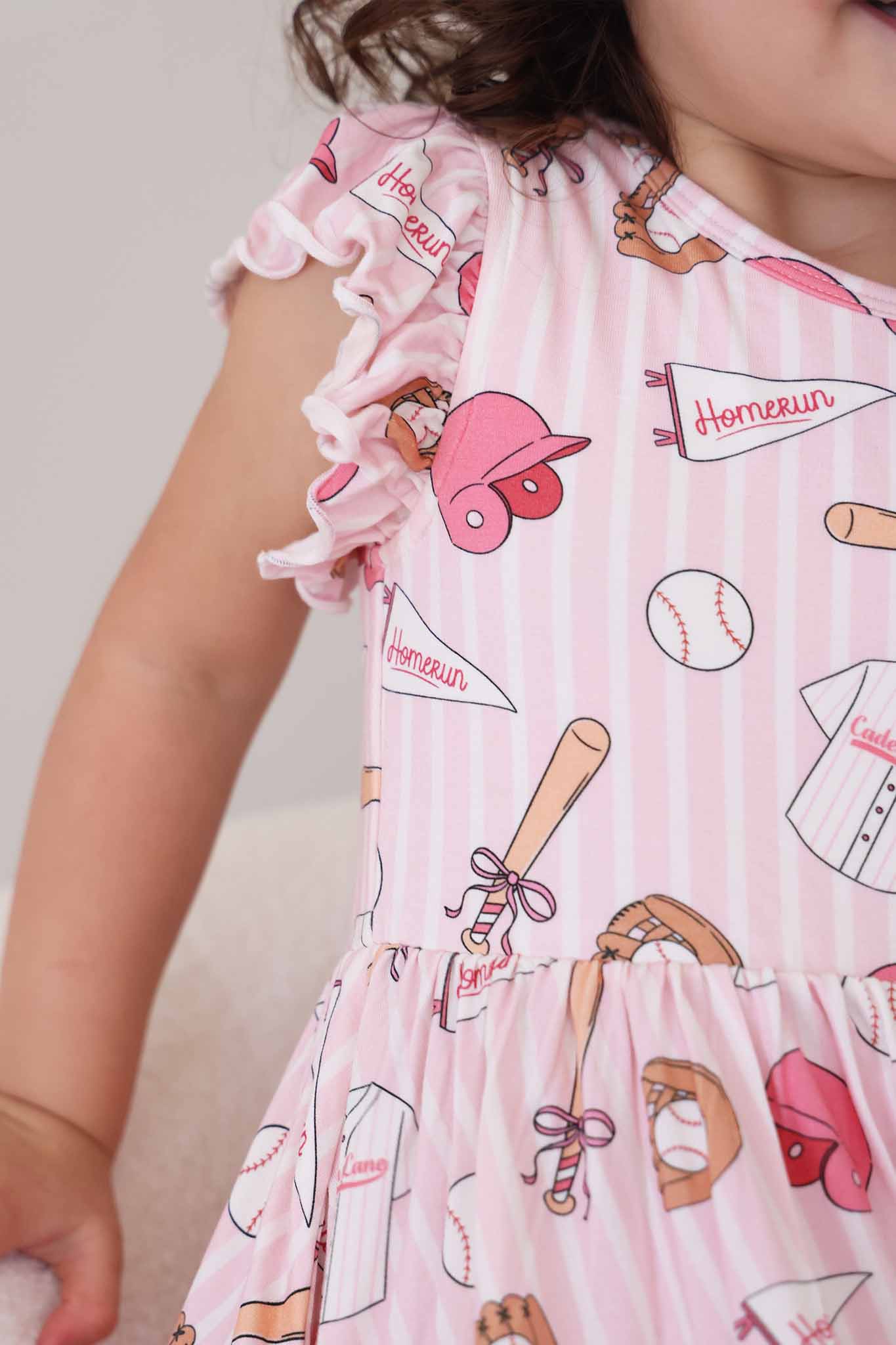 Ruffle Twirl Dress | Ballpark Babes - Image 6