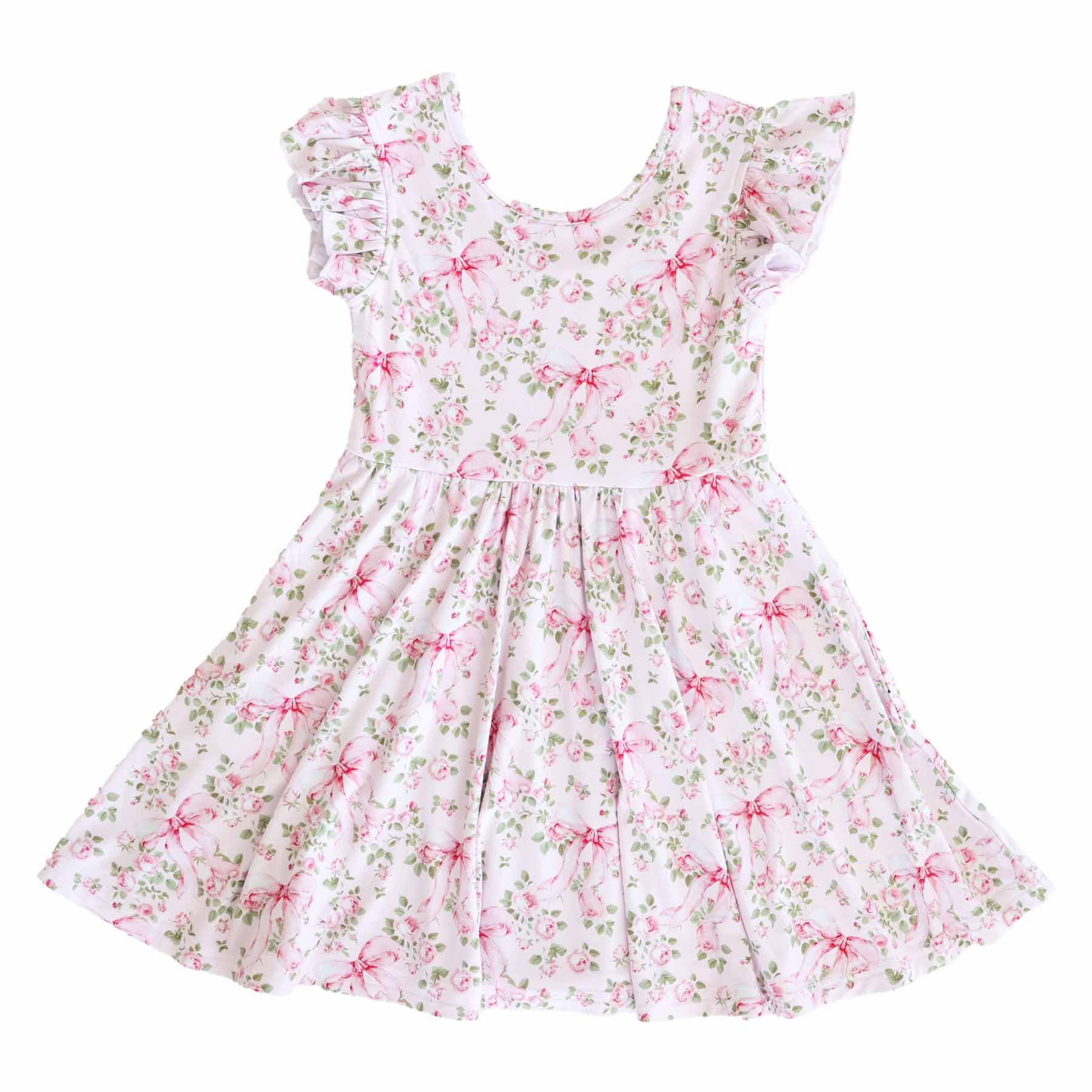 Ruffle Twirl Dress | Bows in Bloom - Image 2