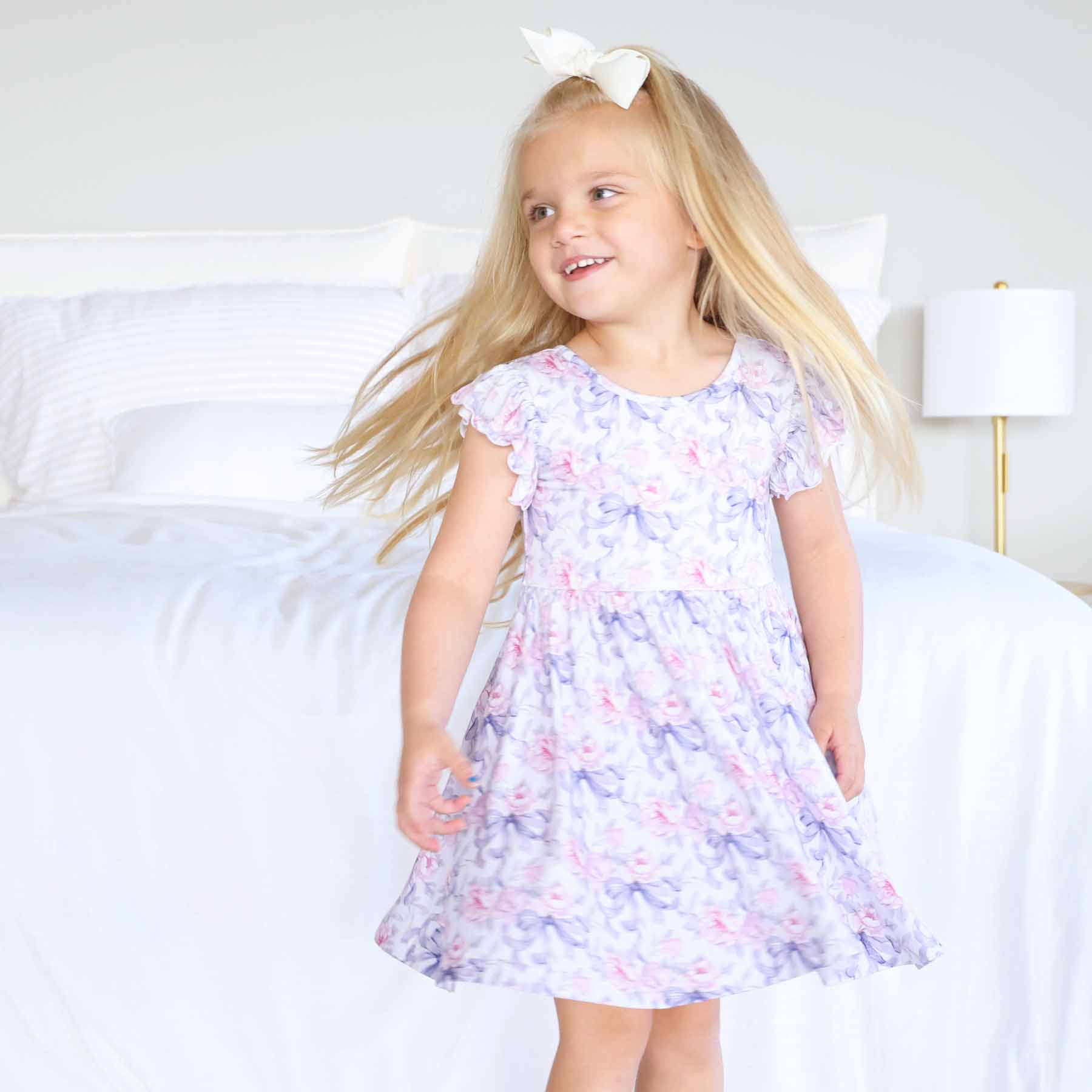 Ruffle Twirl Dress | Leighton's Lavender - Image 5