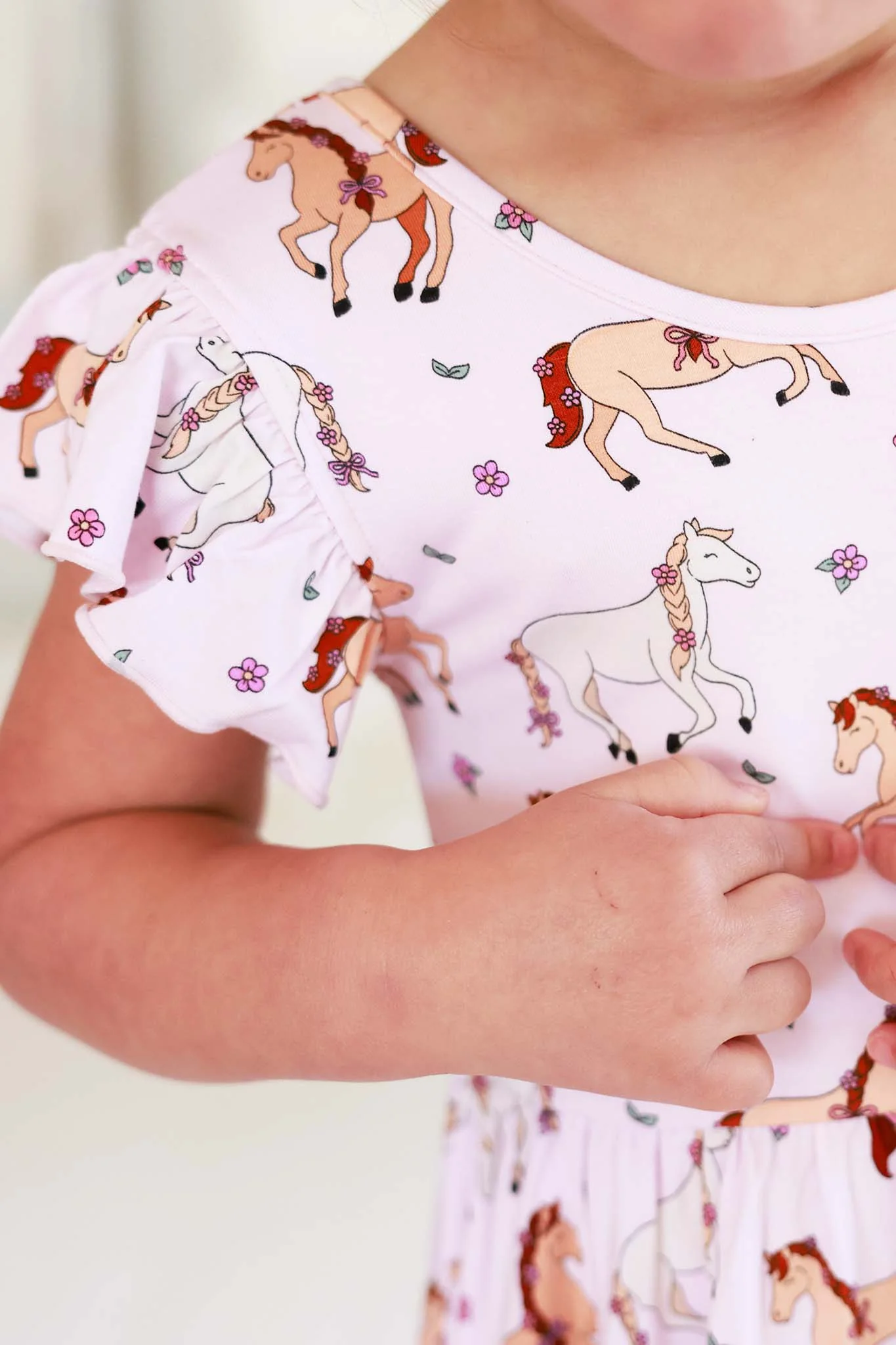 Ruffle Twirl Dress | Pony Club Pink - Image 3